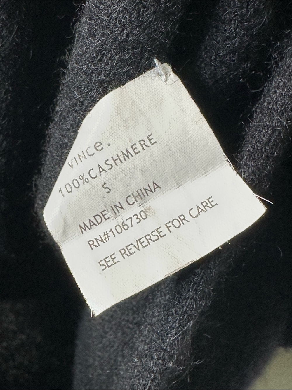 Vince Black Cashmere Button Front Women's Cardigan Sweater Top - Picture 8 of 10